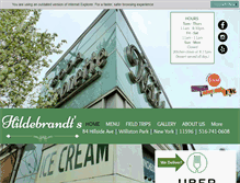 Tablet Screenshot of hildebrandtsrestaurant.com
